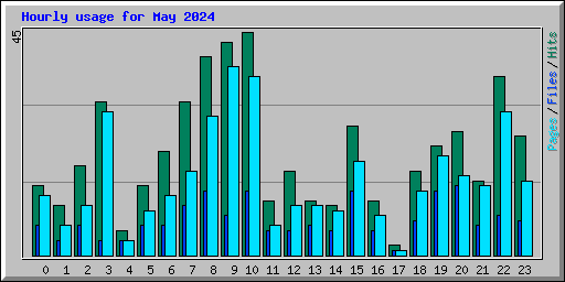 Hourly usage for May 2024
